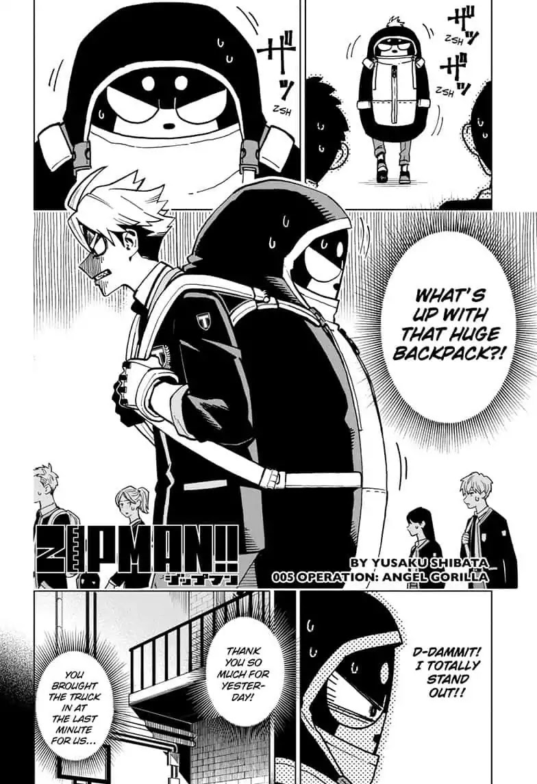 ZIPMAN!! Chapter 5 page 2 - Chapter 5: Operation: Angel Gorilla