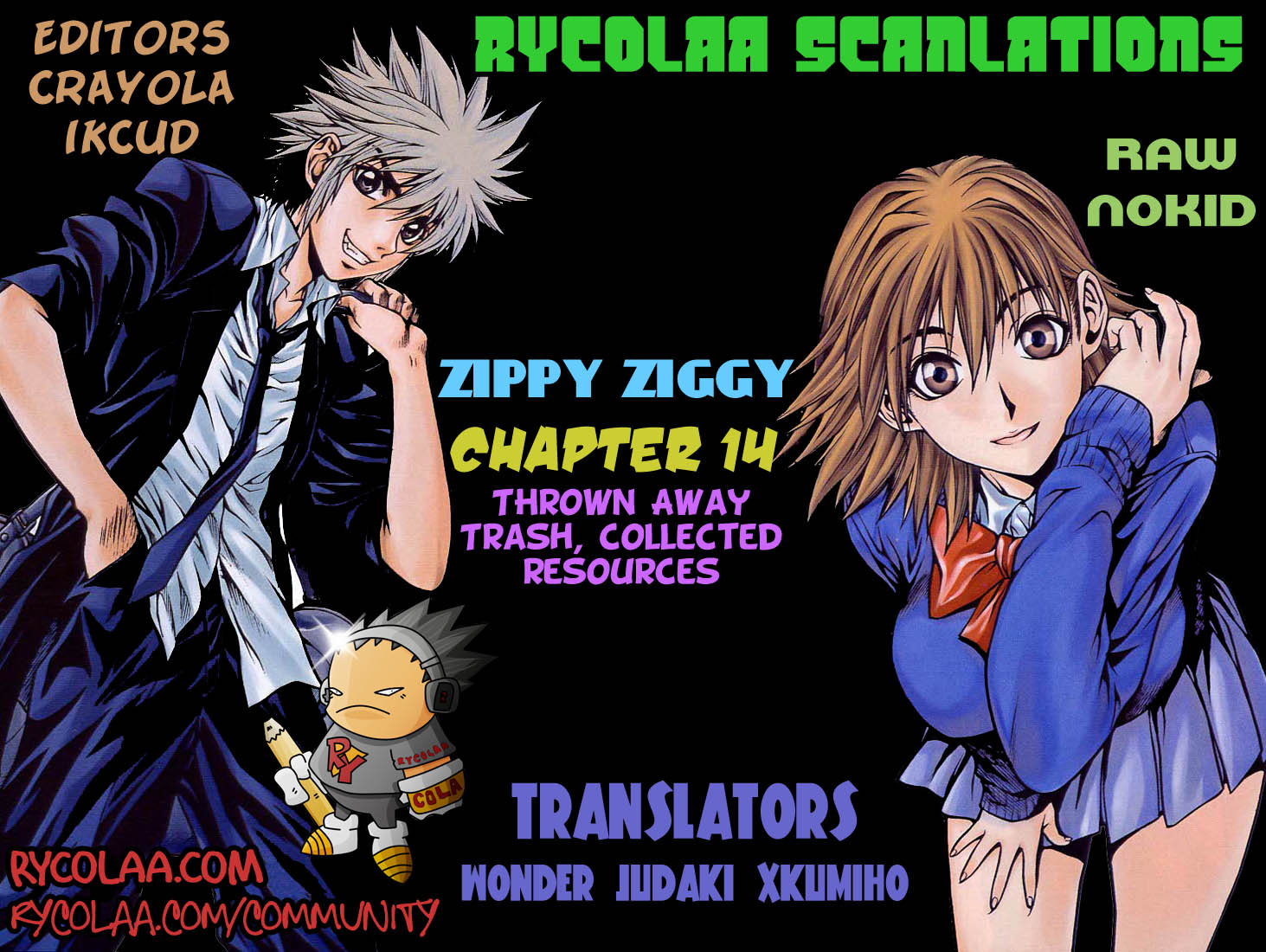 Zippy Ziggy Chapter 14 page 1 - Chapter 14: Thrown away Trash, Collected Resources
