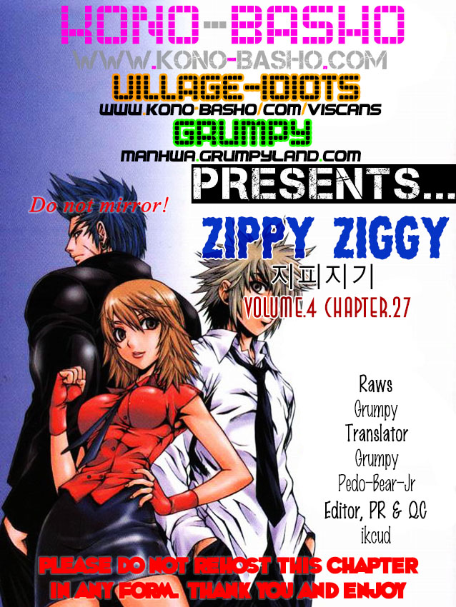 Zippy Ziggy Chapter 27 page 1 - Chapter 27: Getting Out of Habit Just Might Kill You