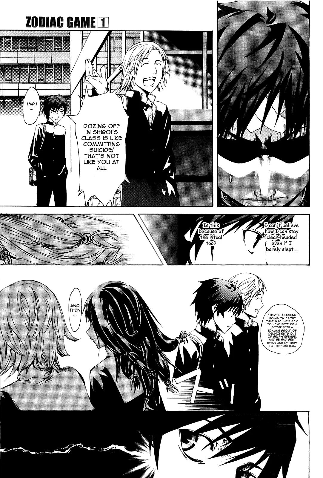Zodiac Game Chapter 2 page 6 - Chapter 2: Stage 2 - Pursuit