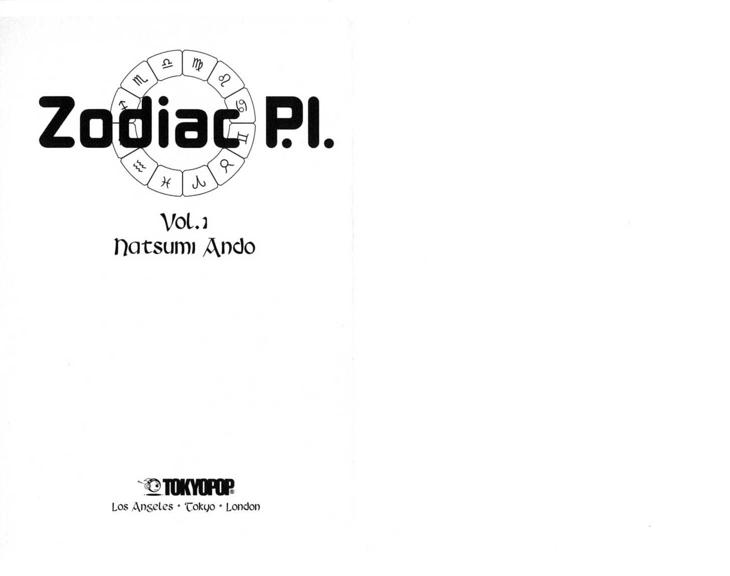 Zodiac P.I. Chapter 1.0 page 1 - Vol.01 Chapter 0 : foortprints of a virgo
