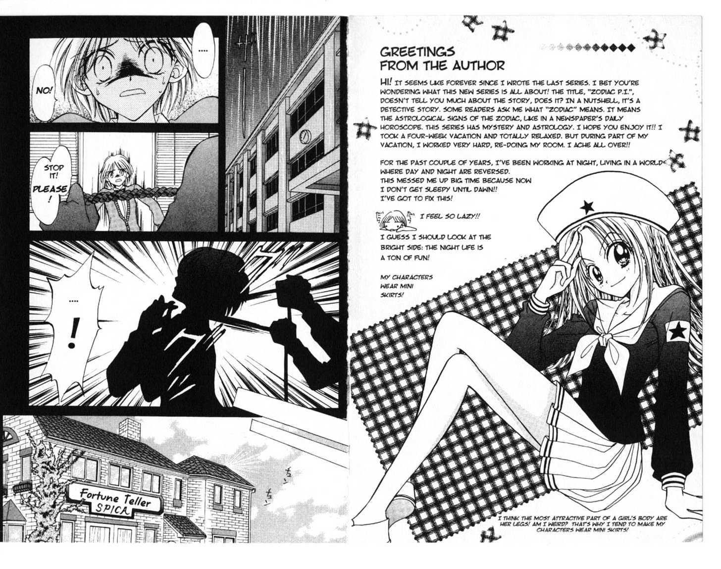 Zodiac P.I. Chapter 1.0 page 4 - Vol.01 Chapter 0 : foortprints of a virgo