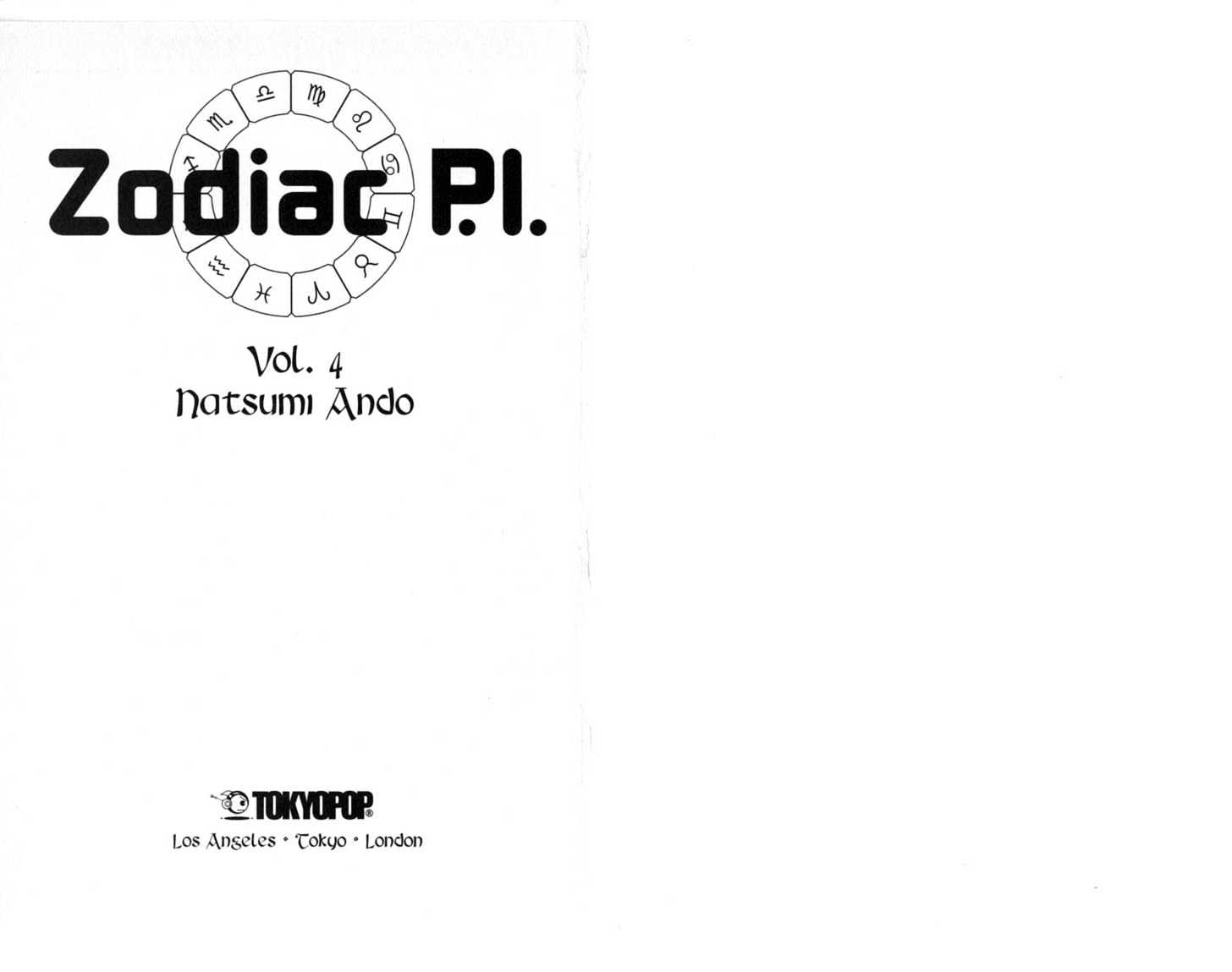 Zodiac P.I. Chapter 4.0 page 1 - Vol.04 Chapter 0