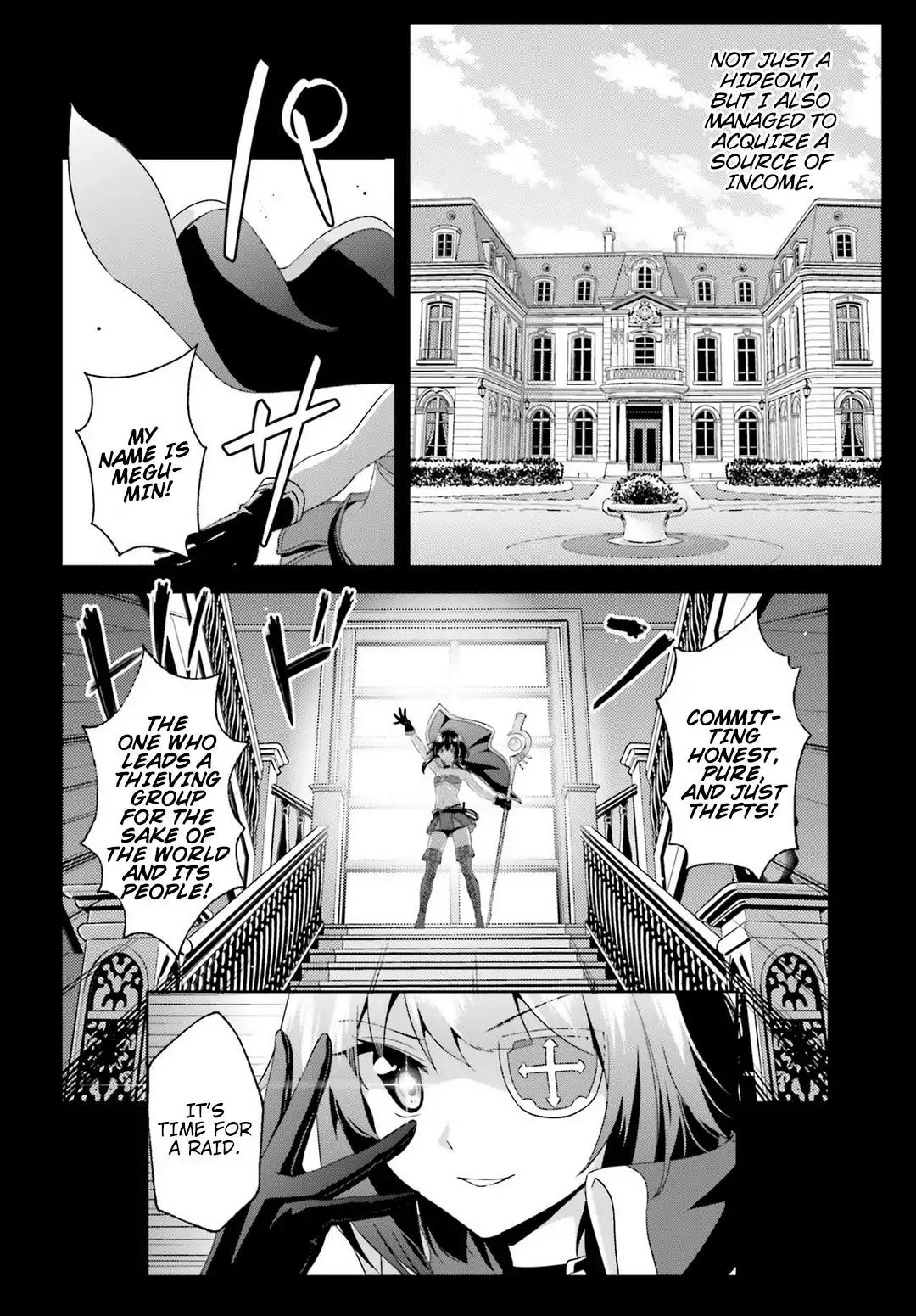 Zoku Kono Subarashii Sekai ni Bakuen wo! Chapter 0 page 4 - Chapter 0: Zoku Kono Subarashii Sekai ni Bakuen wo!
