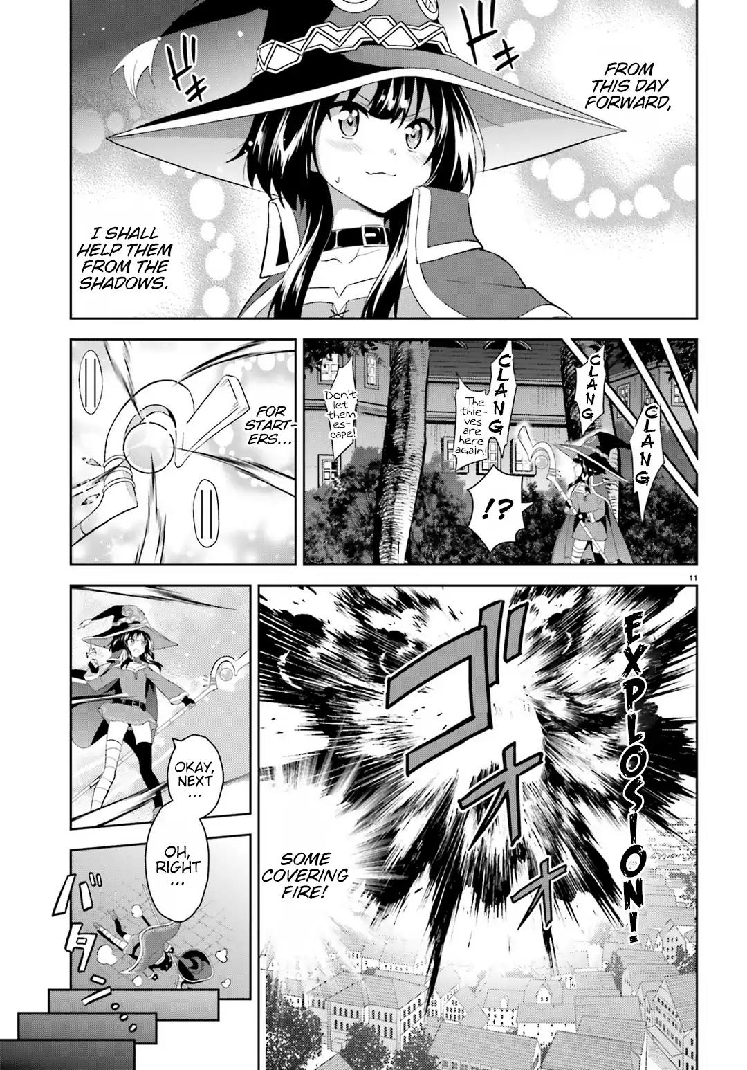 Zoku Kono Subarashii Sekai ni Bakuen wo! Chapter 1 page 10 - Chapter 1: The Inspiring Thieving Group