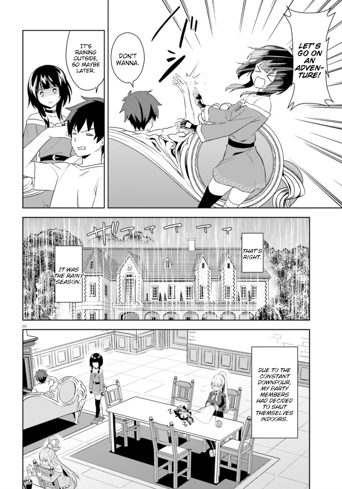 Zoku Kono Subarashii Sekai ni Bakuen wo! Chapter 13 page 5 - Chapter 13: Adventure upon this Daily Life!