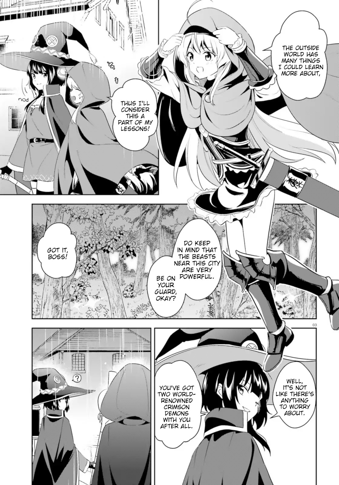 Zoku Kono Subarashii Sekai ni Bakuen wo! Chapter 14 page 3 - Chapter 14: Request for the Rookie!