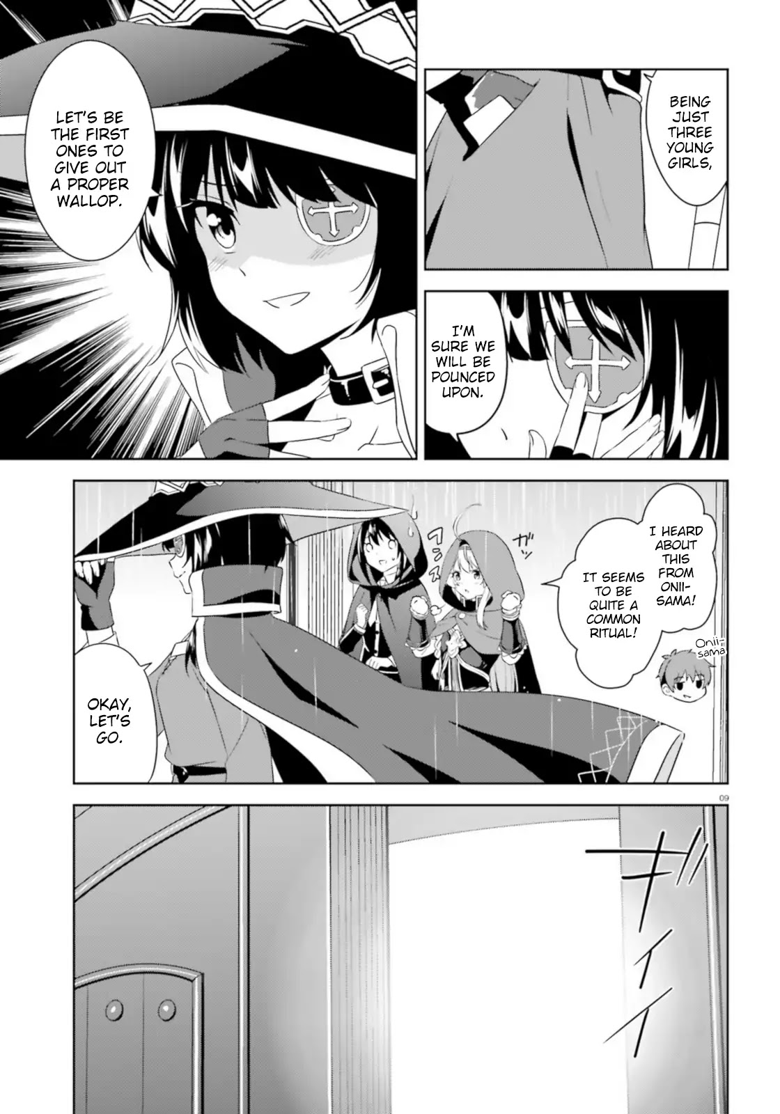 Zoku Kono Subarashii Sekai ni Bakuen wo! Chapter 14 page 9 - Chapter 14: Request for the Rookie!