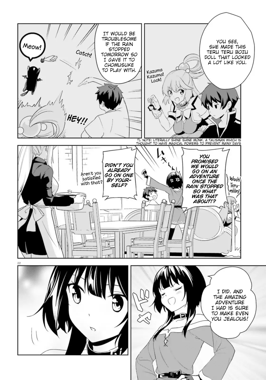 Zoku Kono Subarashii Sekai ni Bakuen wo! Chapter 16 page 21 - Chapter 16: Clear Sky for this Royal Capital!