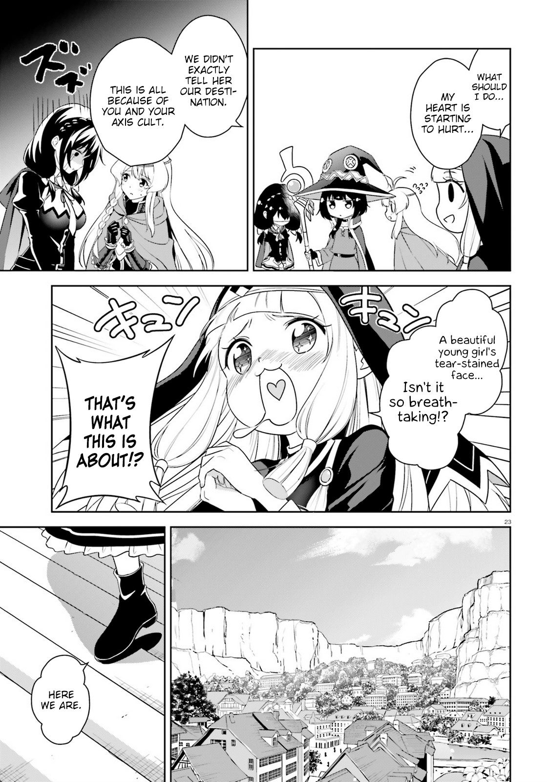 Zoku Kono Subarashii Sekai ni Bakuen wo! Chapter 17 page 23 - Chapter 17: A Visit upon this Den of Evil!