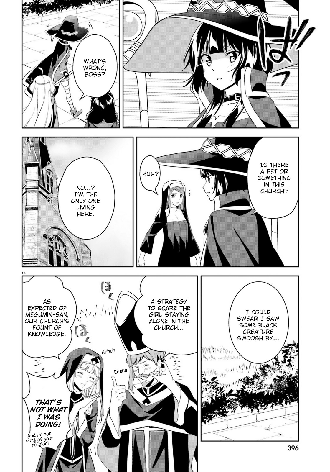 Zoku Kono Subarashii Sekai ni Bakuen wo! Chapter 18 page 14 - Chapter 18: Holy Water upon these Travellers!