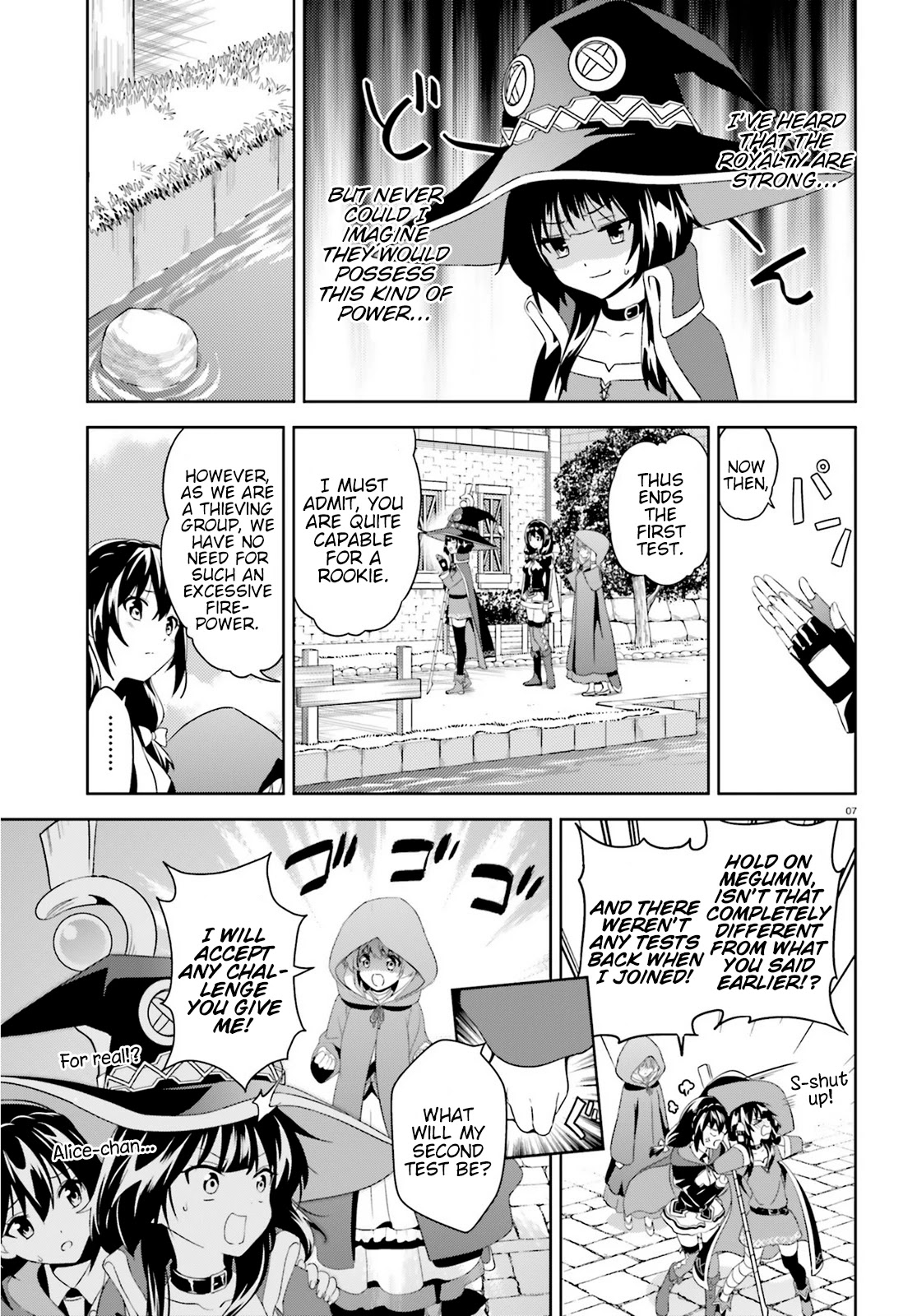 Zoku Kono Subarashii Sekai ni Bakuen wo! Chapter 2 page 7 - Chapter 2: Up-And-Coming Thieving Group!