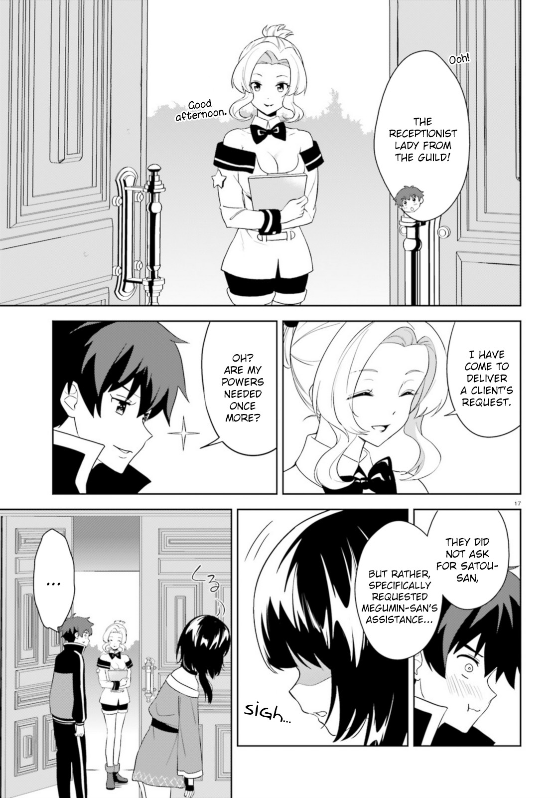Zoku Kono Subarashii Sekai ni Bakuen wo! Chapter 20 page 17 - Chapter 20: Quest upon these Adventurers!