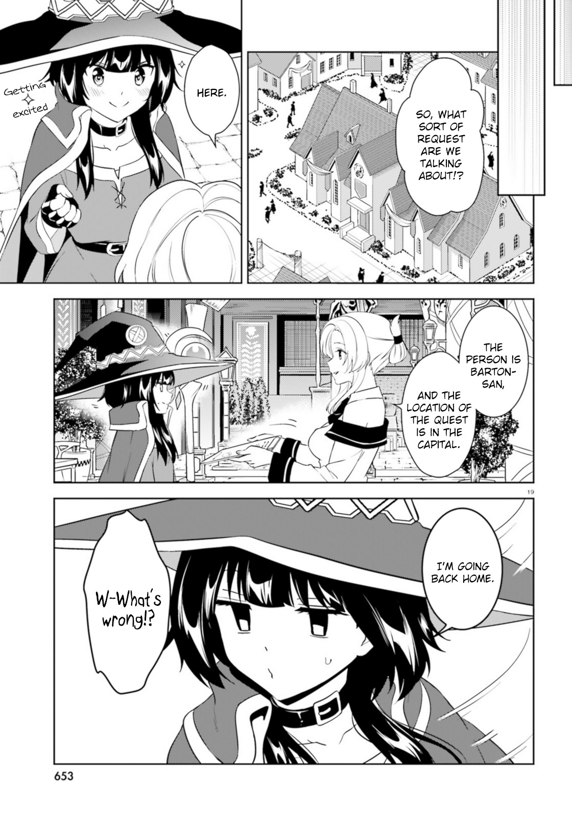Zoku Kono Subarashii Sekai ni Bakuen wo! Chapter 20 page 19 - Chapter 20: Quest upon these Adventurers!
