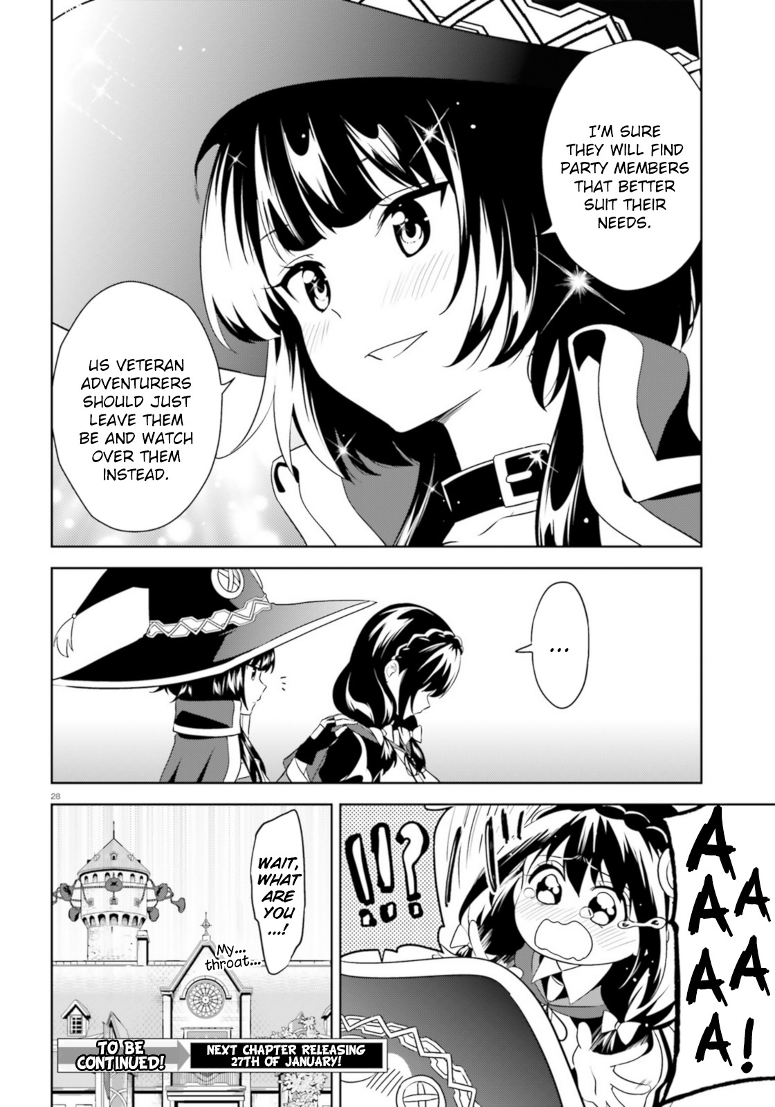 Zoku Kono Subarashii Sekai ni Bakuen wo! Chapter 20 page 28 - Chapter 20: Quest upon these Adventurers!