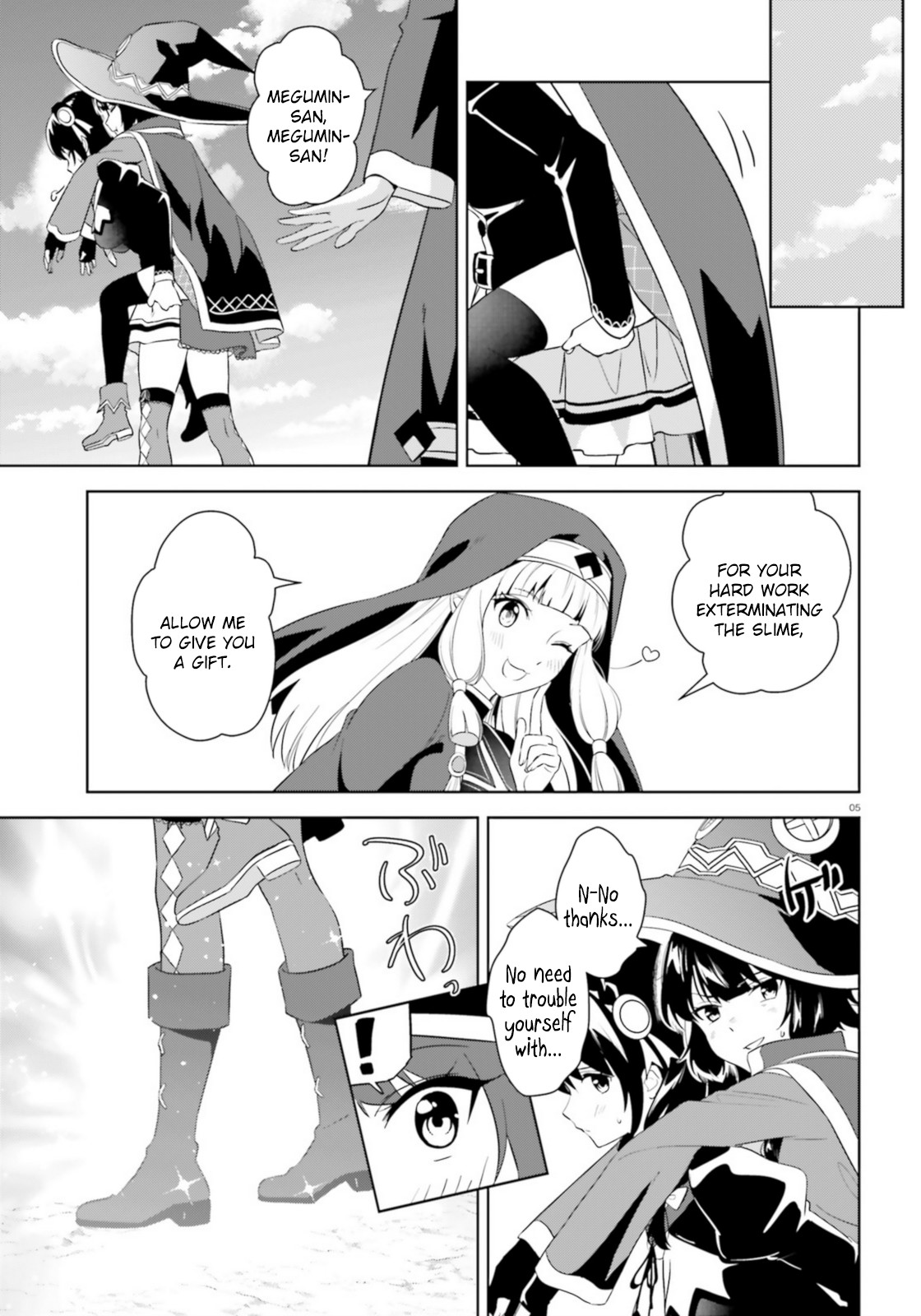 Zoku Kono Subarashii Sekai ni Bakuen wo! Chapter 20 page 5 - Chapter 20: Quest upon these Adventurers!