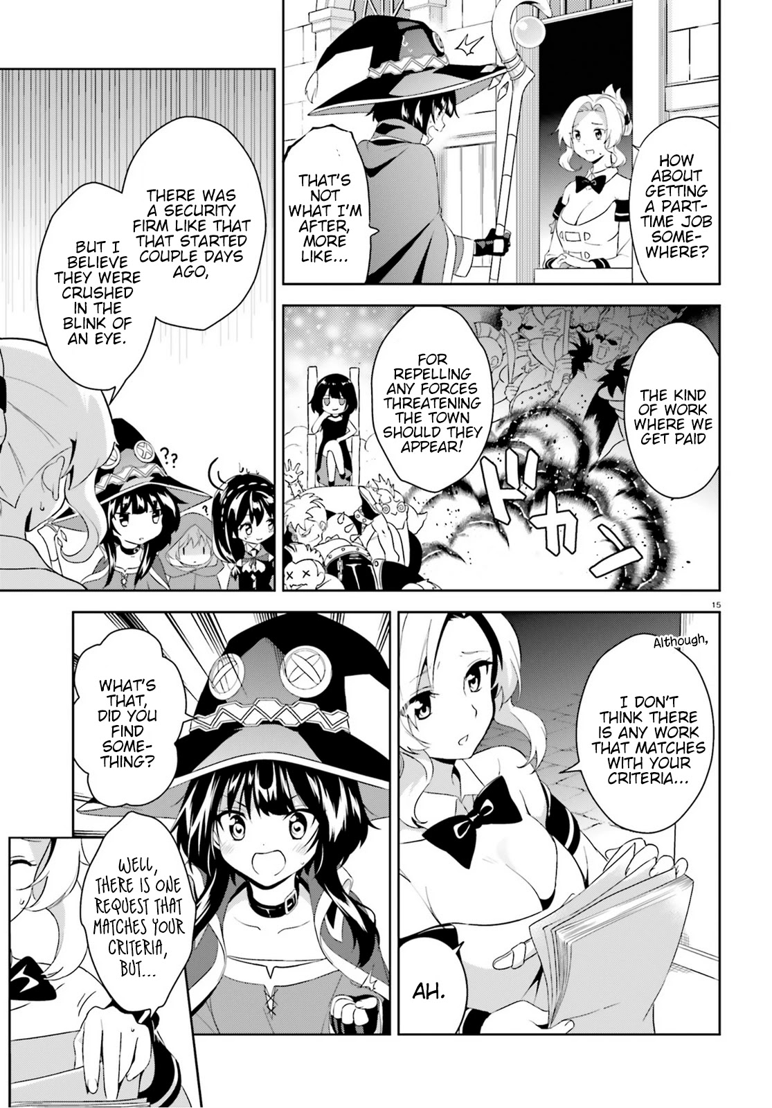 Zoku Kono Subarashii Sekai ni Bakuen wo! Chapter 3 page 14 - Chapter 3: Gifting This Wonderful World With Explosions!
