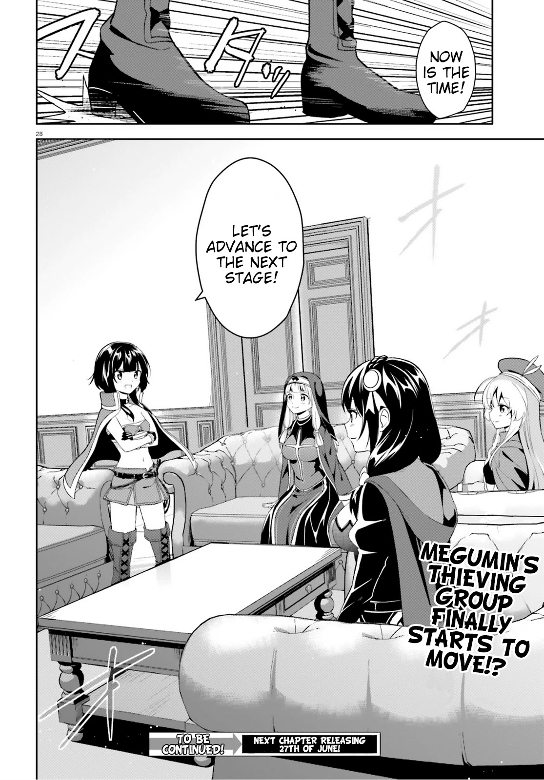 Zoku Kono Subarashii Sekai ni Bakuen wo! Chapter 4 page 28 - Chapter 4: Growing Thieving Group!