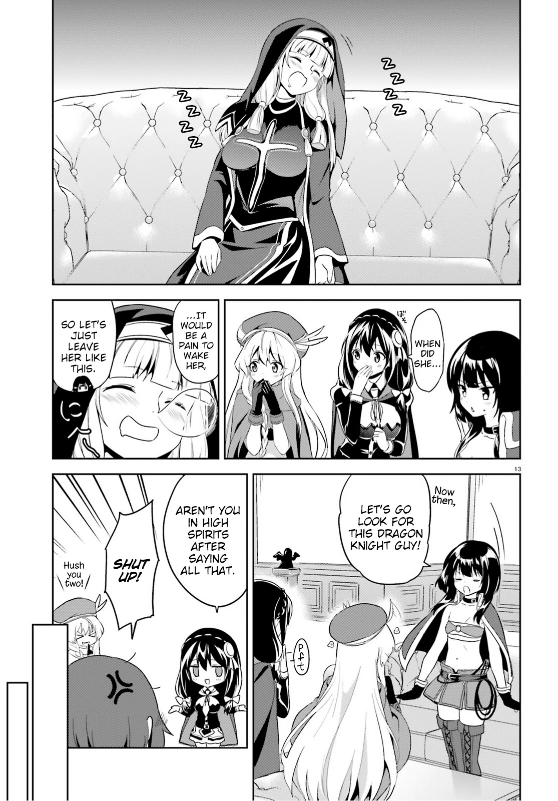 Zoku Kono Subarashii Sekai ni Bakuen wo! Chapter 5 page 13 - Chapter 5: Investigating Thieving Group!