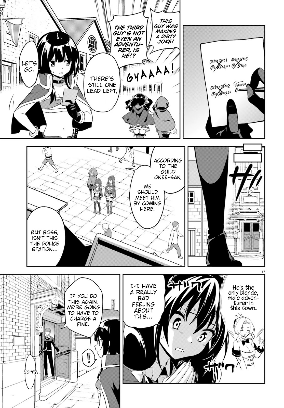Zoku Kono Subarashii Sekai ni Bakuen wo! Chapter 5 page 17 - Chapter 5: Investigating Thieving Group!