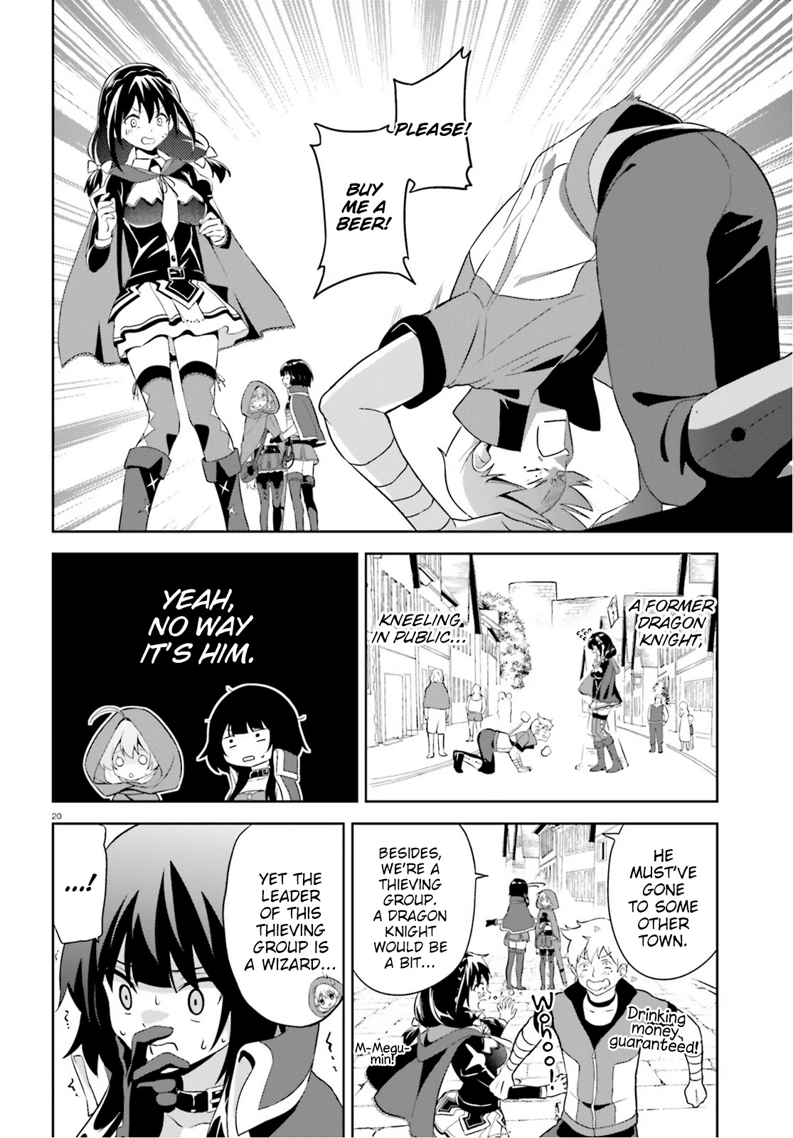 Zoku Kono Subarashii Sekai ni Bakuen wo! Chapter 5 page 20 - Chapter 5: Investigating Thieving Group!