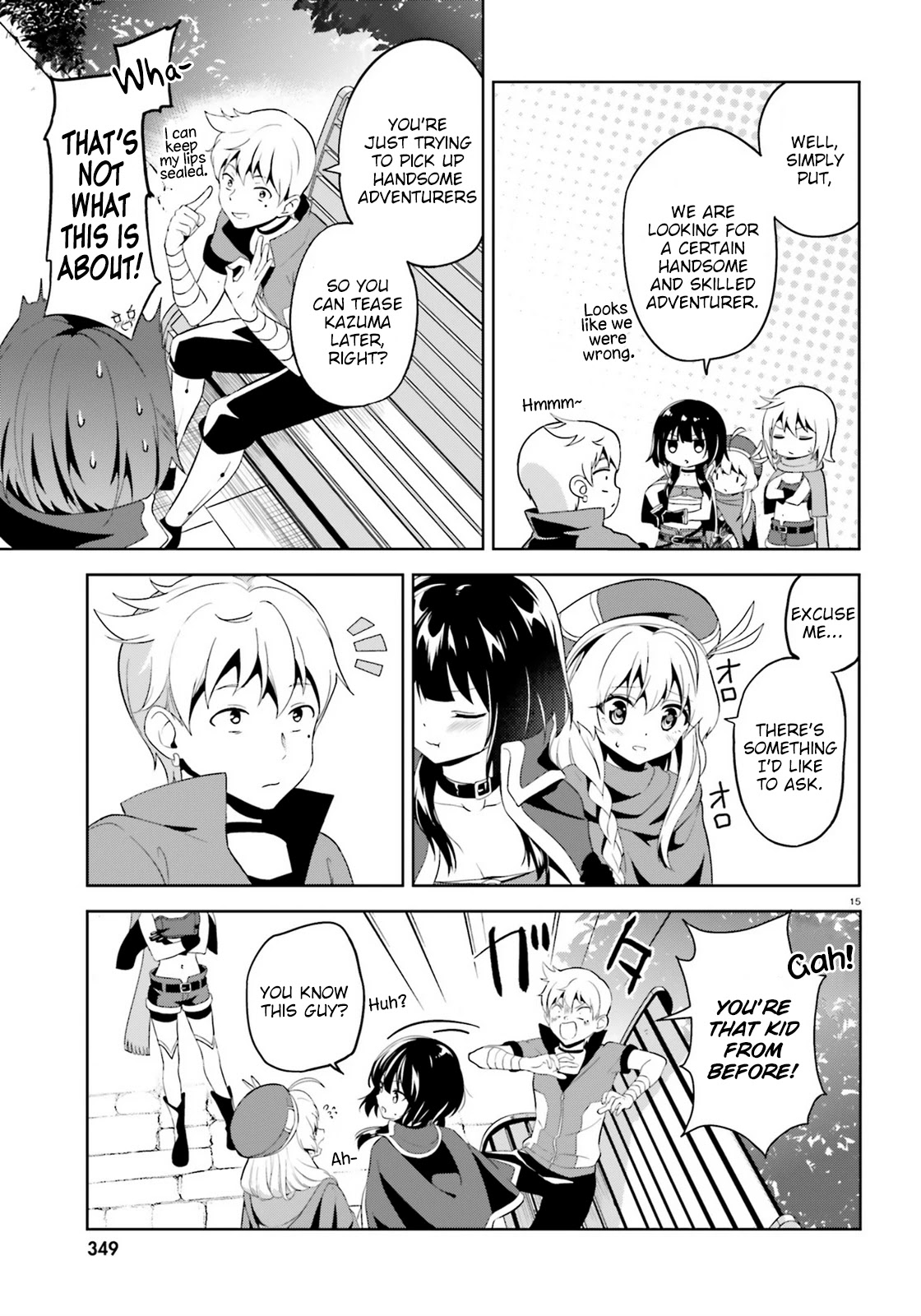 Zoku Kono Subarashii Sekai ni Bakuen wo! Chapter 6 page 15 - Chapter 6: Wandering Thieving Group!