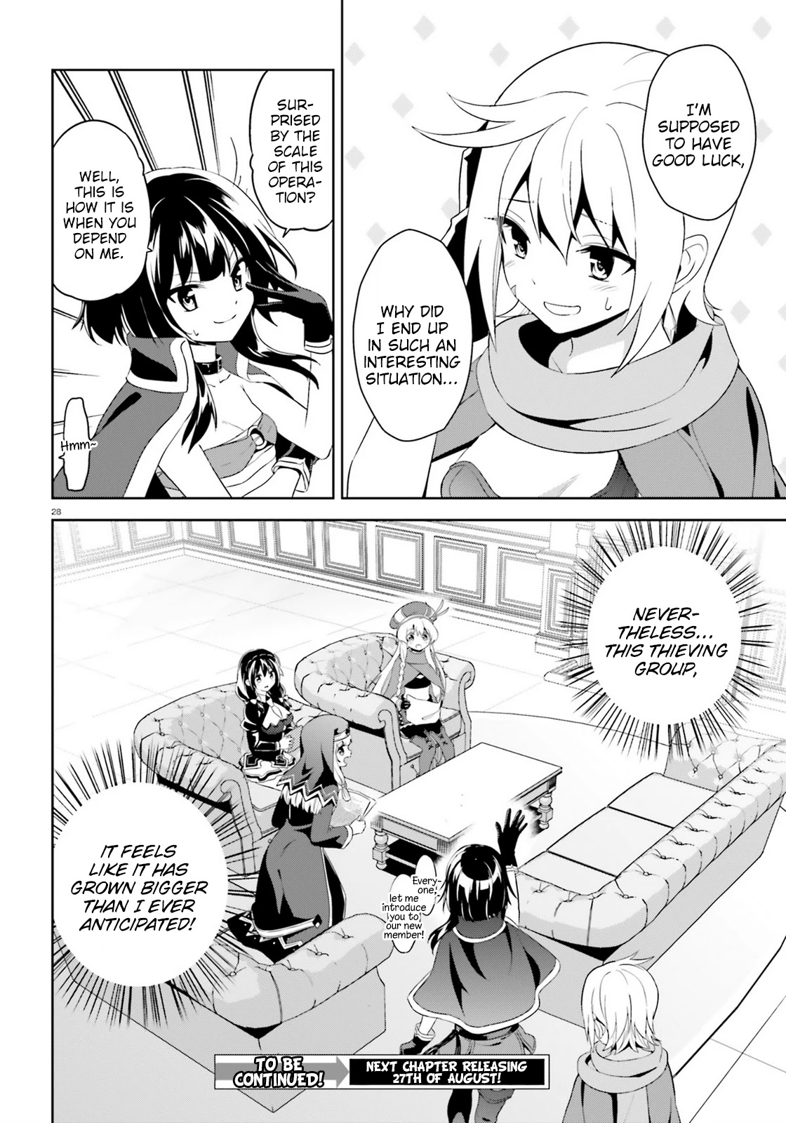 Zoku Kono Subarashii Sekai ni Bakuen wo! Chapter 6 page 28 - Chapter 6: Wandering Thieving Group!