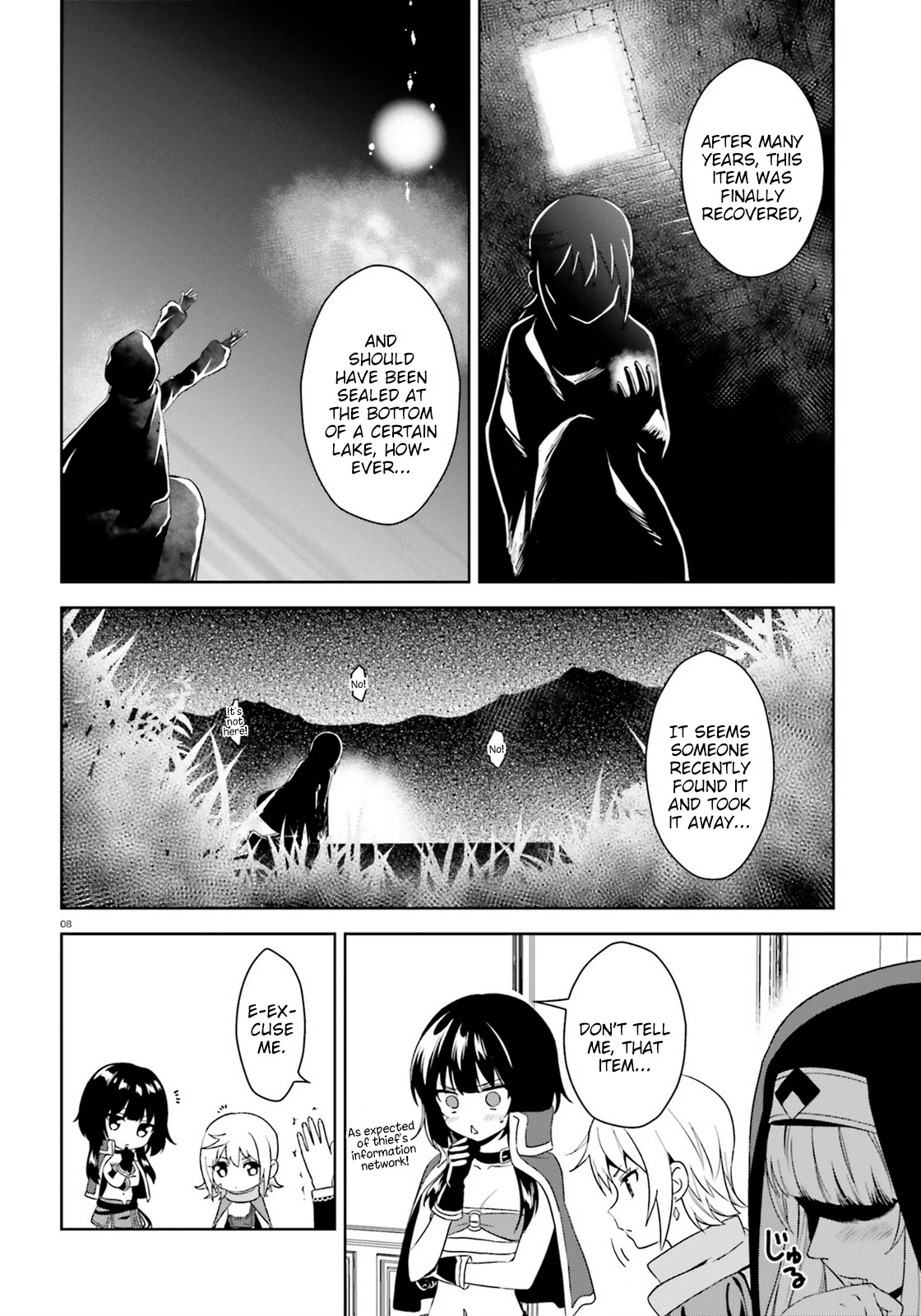 Zoku Kono Subarashii Sekai ni Bakuen wo! Chapter 8 page 8 - Chapter 8: Raiding Thieving Group!