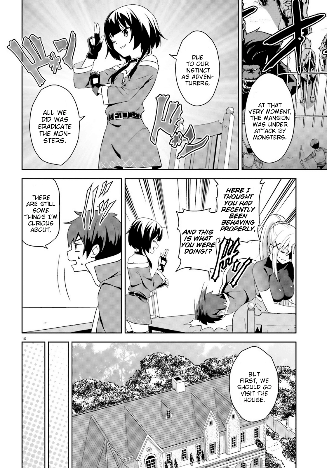 Zoku Kono Subarashii Sekai ni Bakuen wo! Chapter 9 page 10 - Chapter 9: Disclosing Thieving Group!