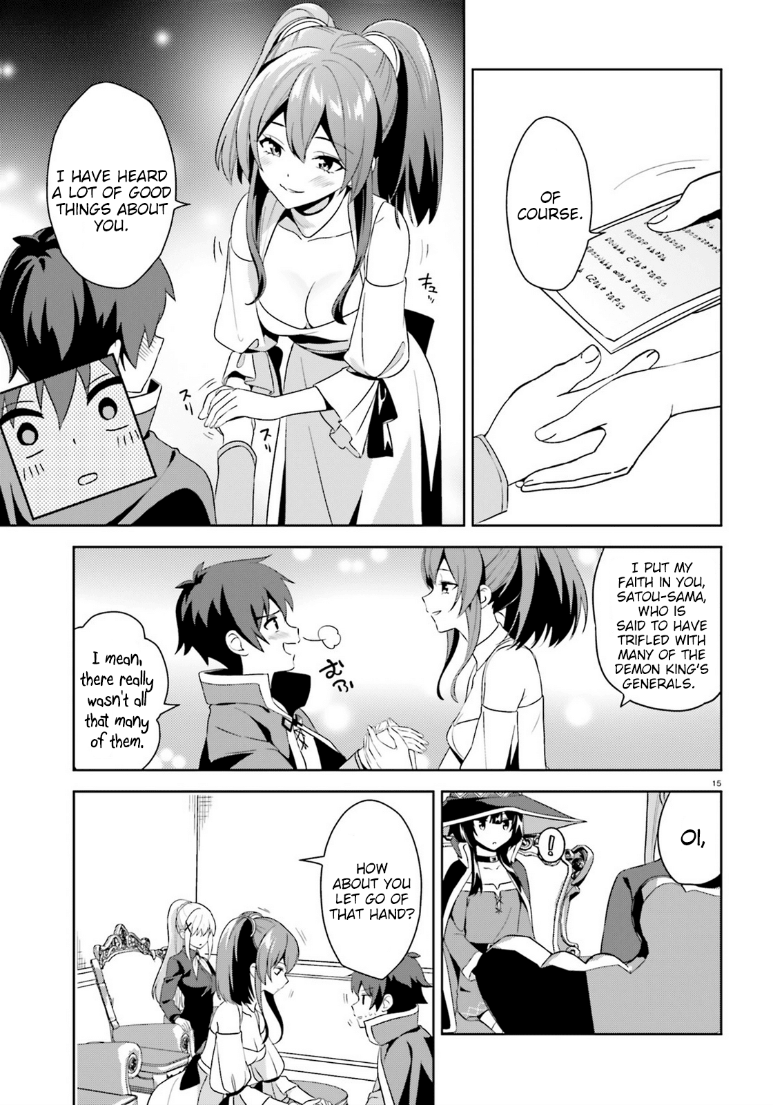 Zoku Kono Subarashii Sekai ni Bakuen wo! Chapter 9 page 15 - Chapter 9: Disclosing Thieving Group!