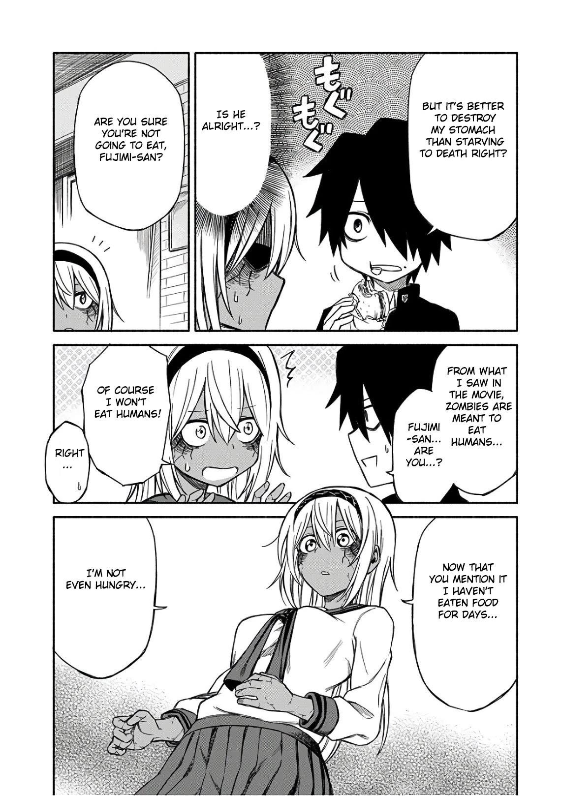 Zombi Shoujo no Fujimi-san Chapter 3 page 3 - Chapter 3