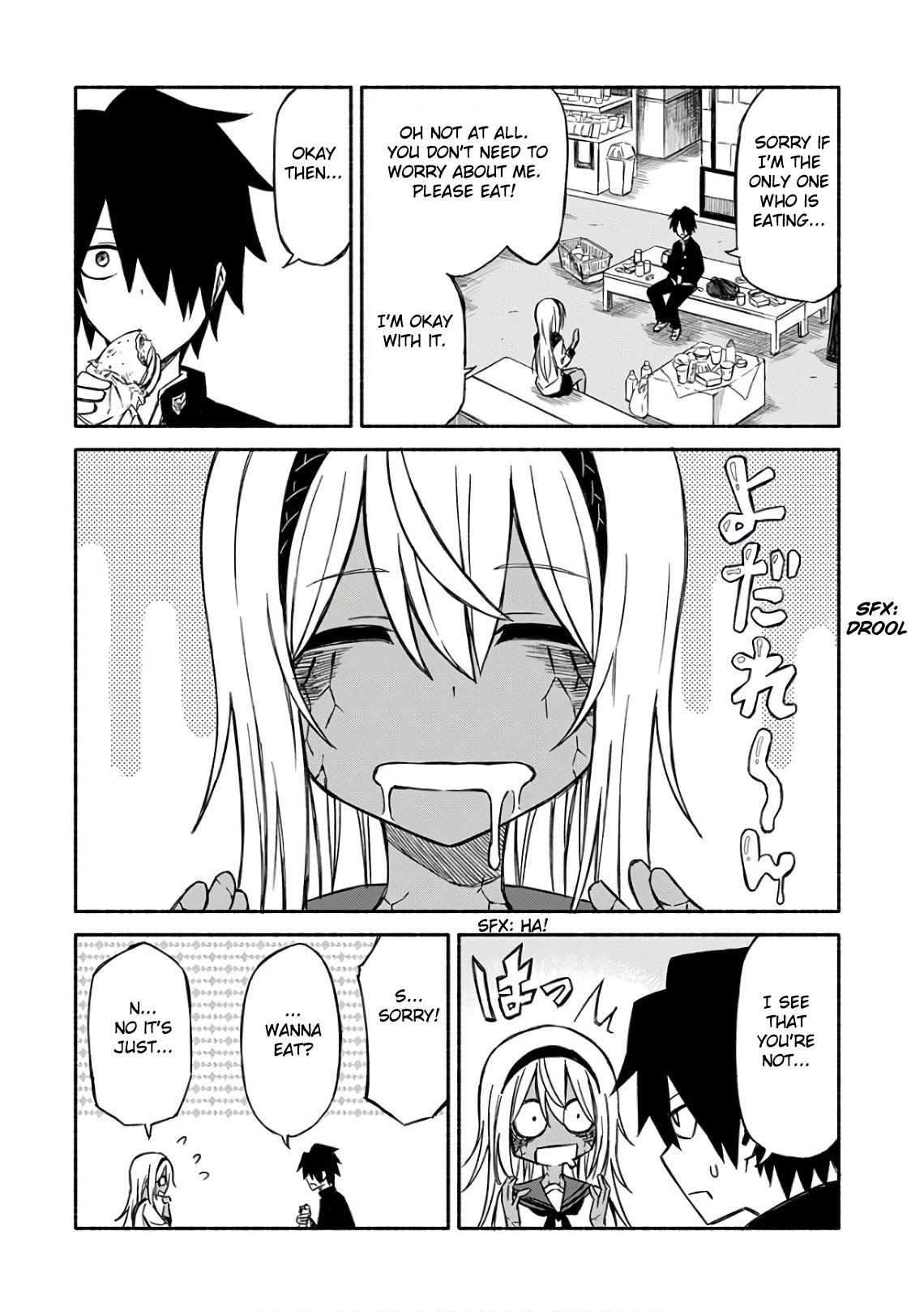 Zombi Shoujo no Fujimi-san Chapter 3 page 4 - Chapter 3