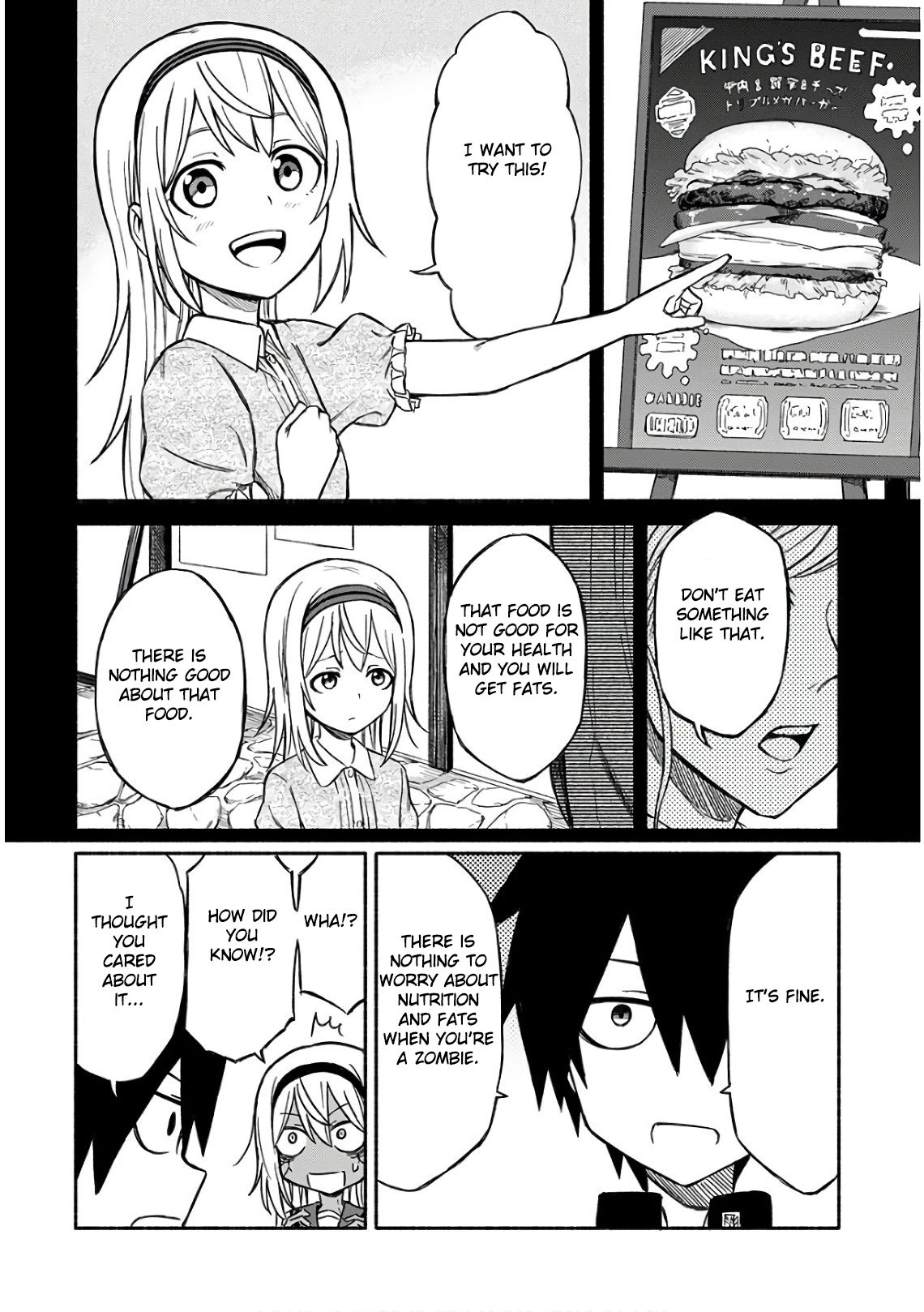 Zombi Shoujo no Fujimi-san Chapter 3 page 6 - Chapter 3