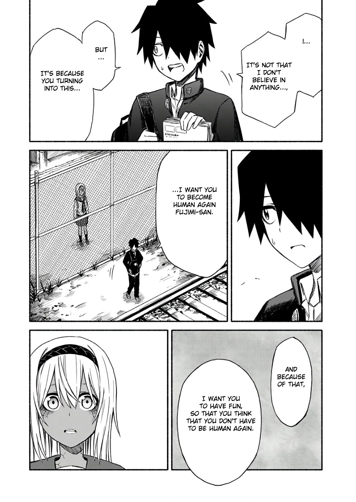 Zombi Shoujo no Fujimi-san Chapter 4 page 17 - Chapter 4