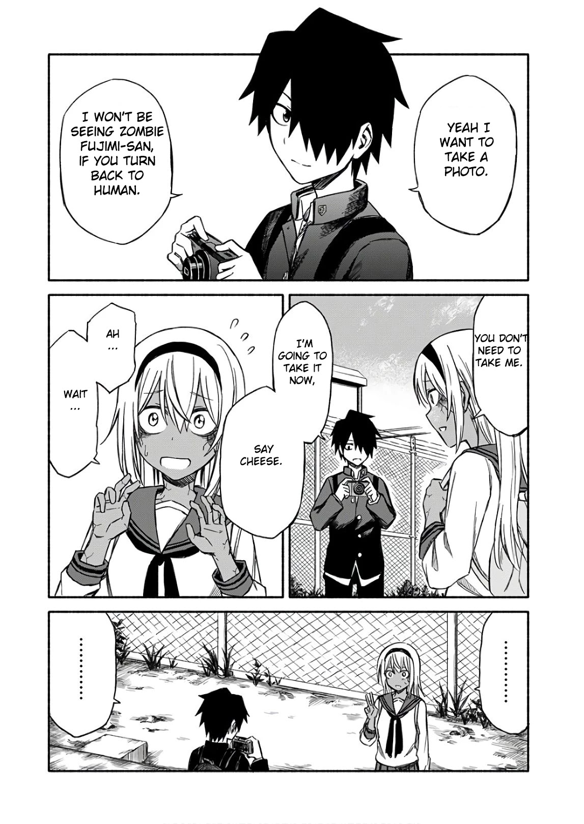 Zombi Shoujo no Fujimi-san Chapter 4 page 23 - Chapter 4