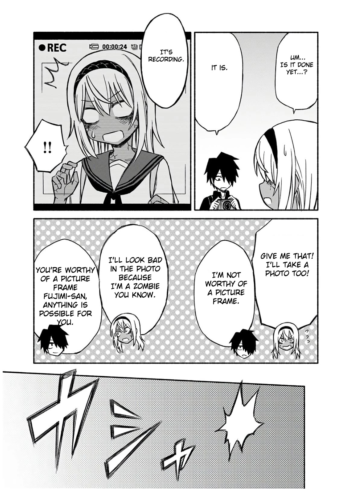 Zombi Shoujo no Fujimi-san Chapter 4 page 24 - Chapter 4