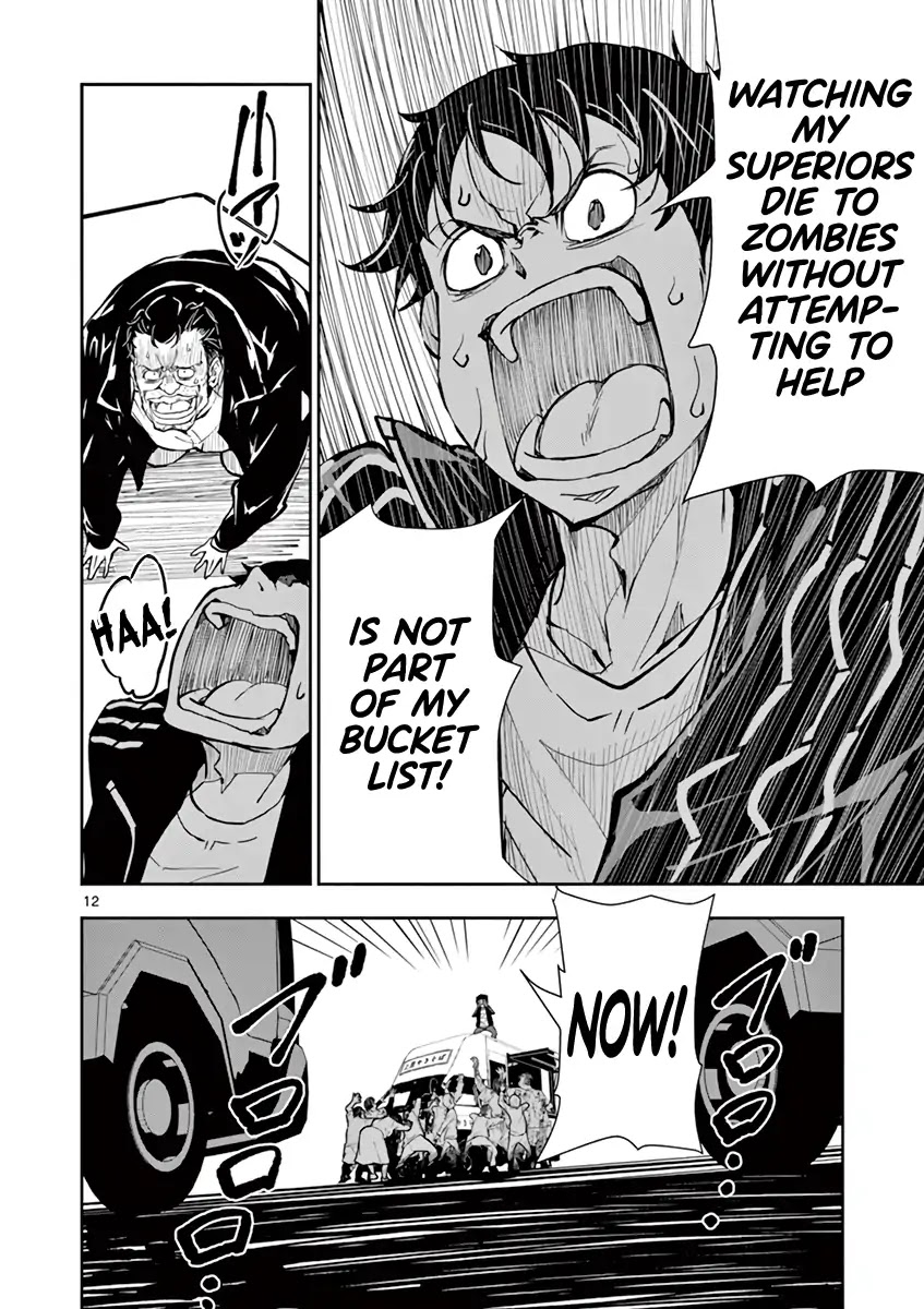 Zombie 100 ~100 Things I Want to do Before I Become a Zombie~ Chapter 11 page 12 - Chapter 11: SA of the Dead 3