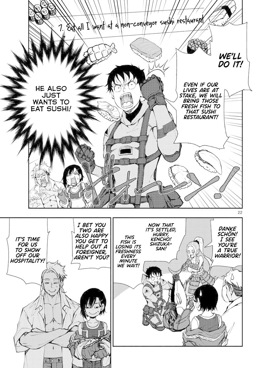 Zombie 100 ~100 Things I Want to do Before I Become a Zombie~ Chapter 12 page 19 - Chapter 12: Sushi of the Dead