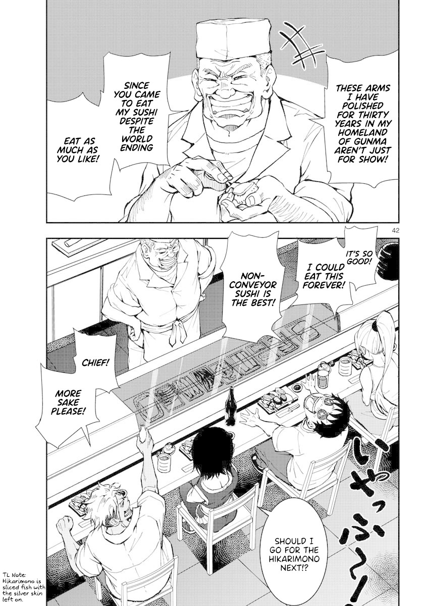 Zombie 100 ~100 Things I Want to do Before I Become a Zombie~ Chapter 12 page 37 - Chapter 12: Sushi of the Dead