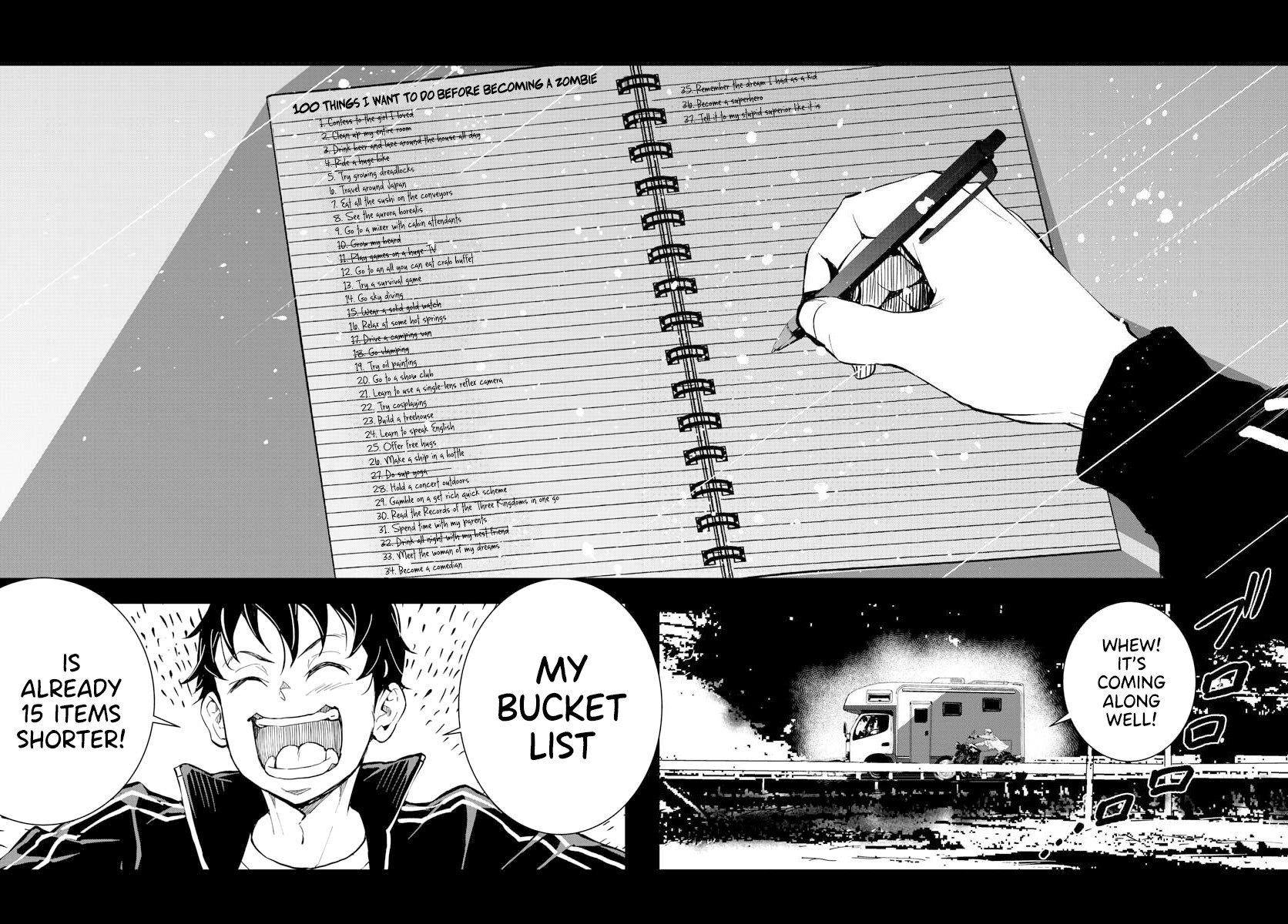 Zombie 100 ~100 Things I Want to do Before I Become a Zombie~ Chapter 12 page 5 - Chapter 12: Sushi of the Dead