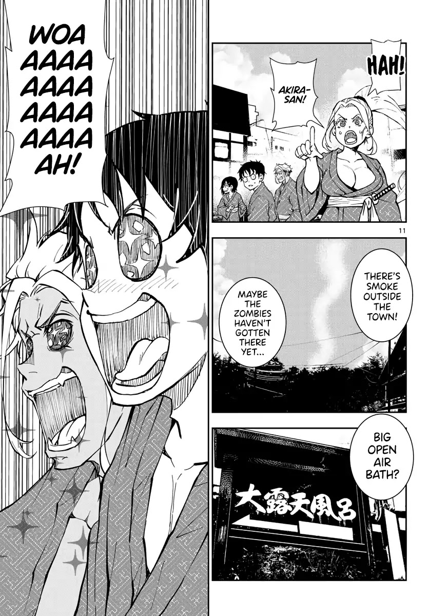 Zombie 100 ~100 Things I Want to do Before I Become a Zombie~ Chapter 13 page 11 - Chapter 13: Hot Springs of the Dead