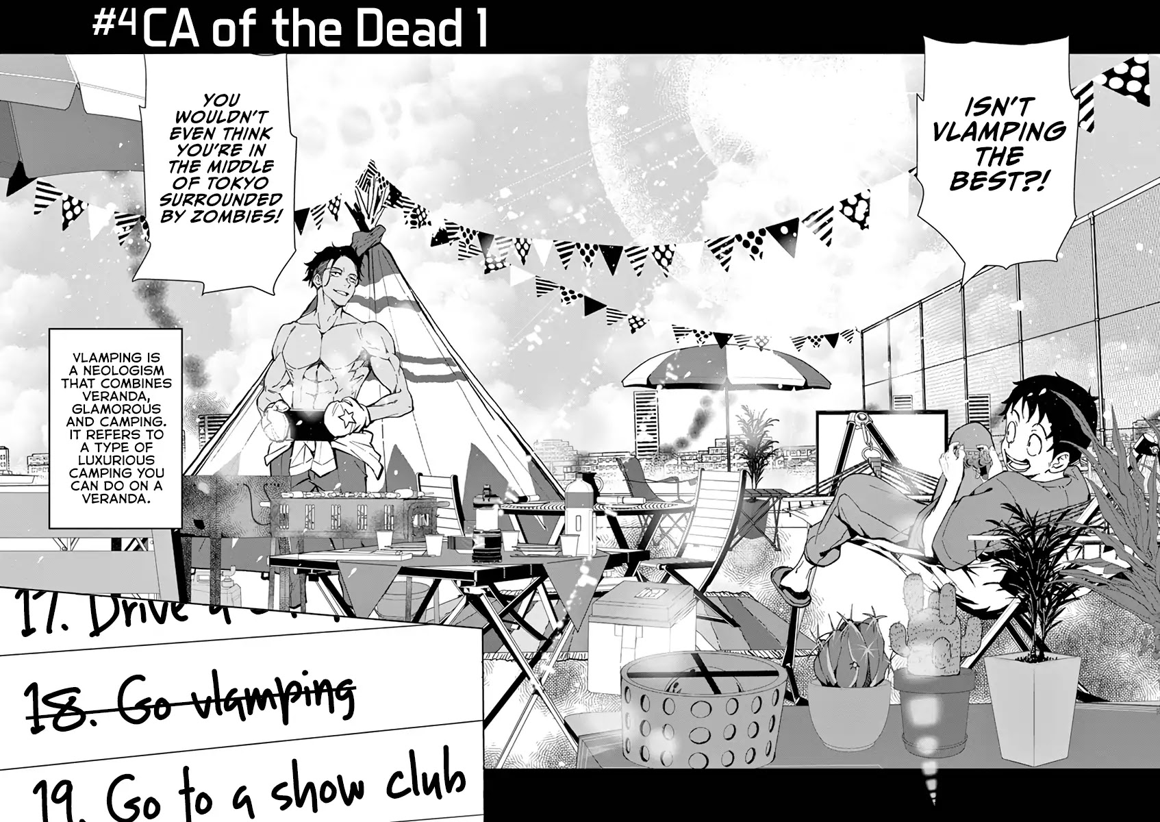 Zombie 100 ~100 Things I Want to do Before I Become a Zombie~ Chapter 4 page 7 - Chapter 4: CA of the Dead 1
