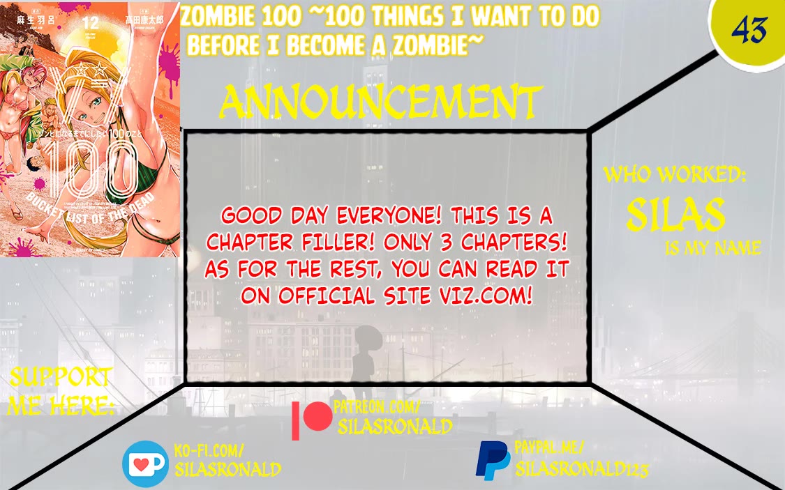 Zombie 100 ~100 Things I Want to do Before I Become a Zombie~ Chapter 43 page 1 - Chapter 43: Deserted island of the dead