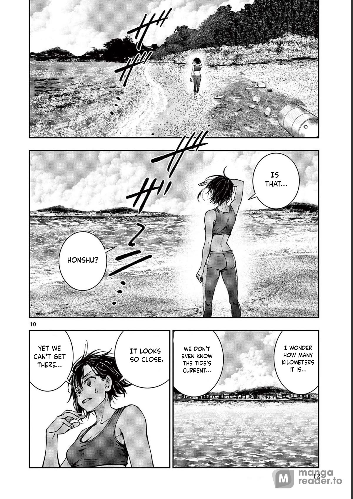 Zombie 100 ~100 Things I Want to do Before I Become a Zombie~ Chapter 43 page 10 - Chapter 43: Deserted island of the dead