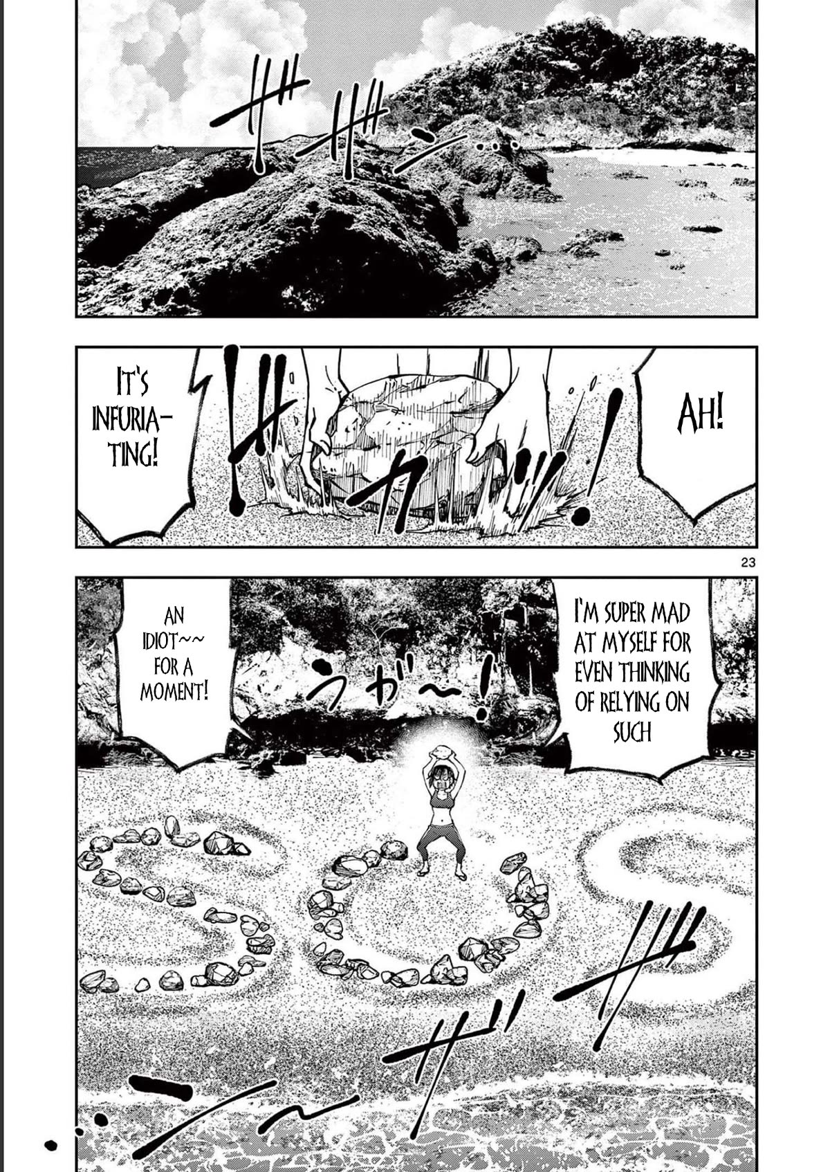 Zombie 100 ~100 Things I Want to do Before I Become a Zombie~ Chapter 43 page 23 - Chapter 43: Deserted island of the dead