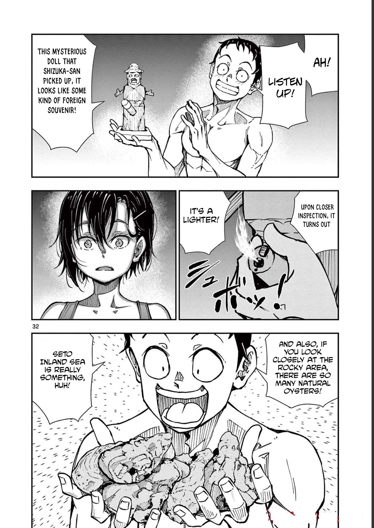 Zombie 100 ~100 Things I Want to do Before I Become a Zombie~ Chapter 43 page 32 - Chapter 43: Deserted island of the dead