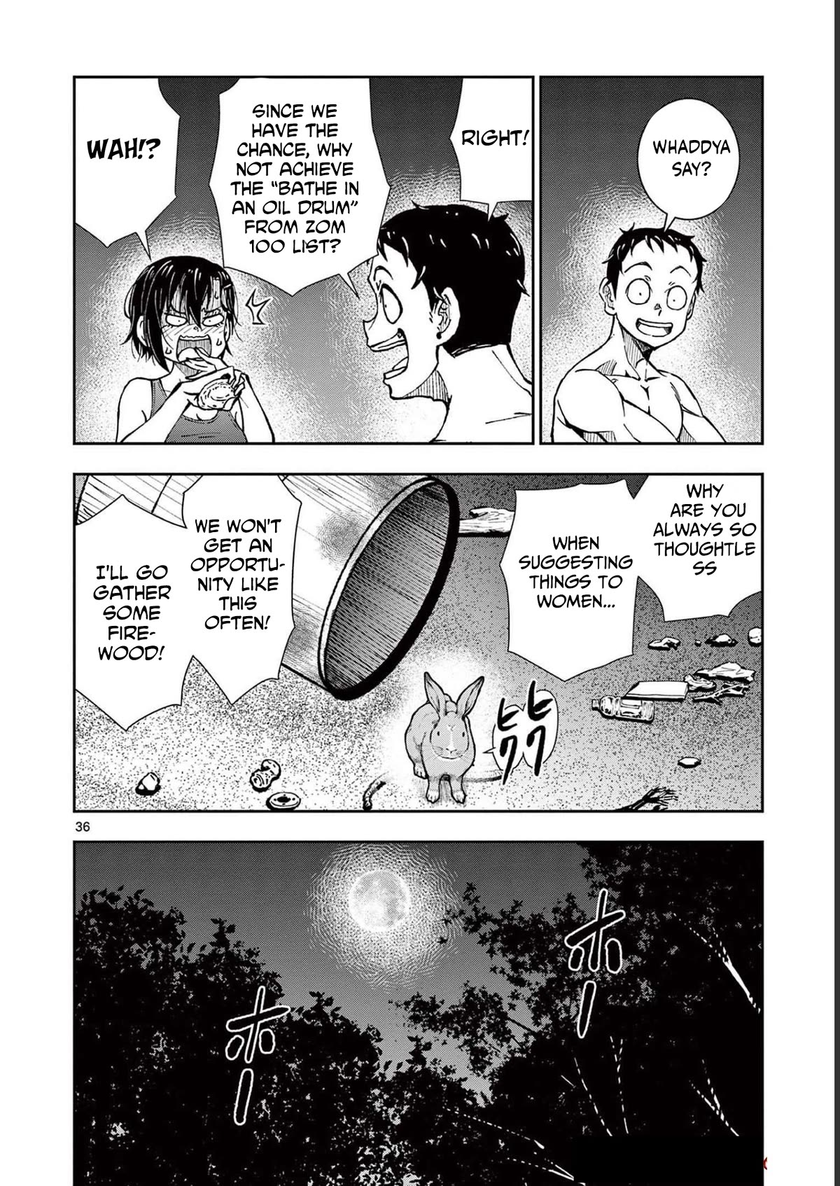 Zombie 100 ~100 Things I Want to do Before I Become a Zombie~ Chapter 43 page 36 - Chapter 43: Deserted island of the dead