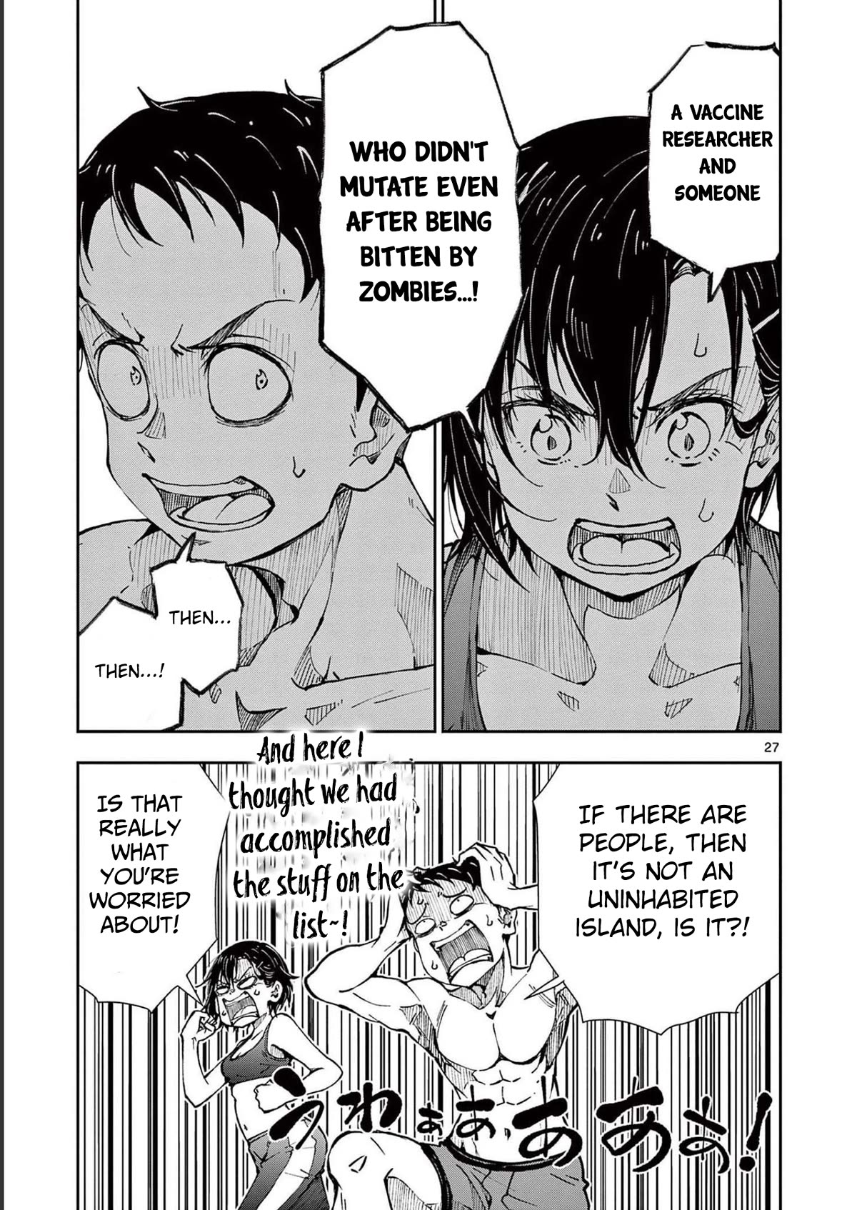 Zombie 100 ~100 Things I Want to do Before I Become a Zombie~ Chapter 44 page 28 - Chapter 44: Deserted island of the dead 2
