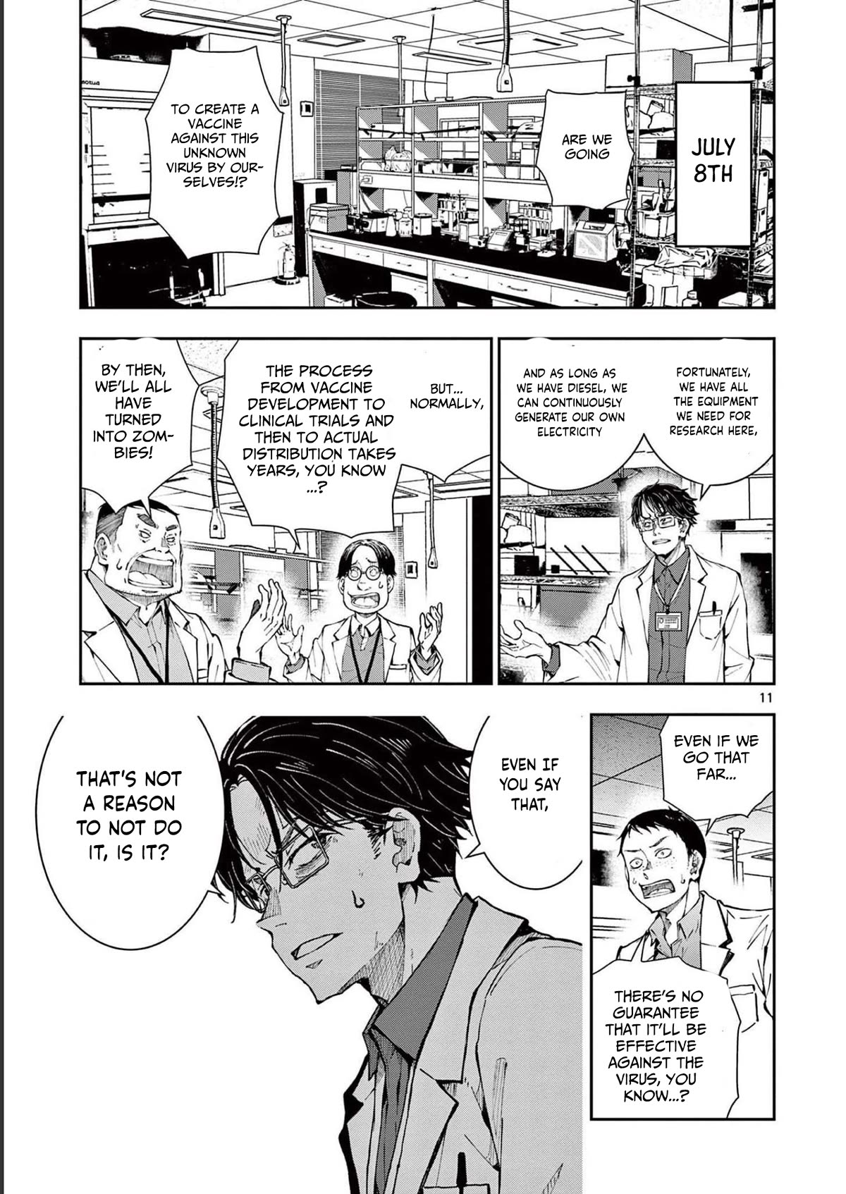 Zombie 100 ~100 Things I Want to do Before I Become a Zombie~ Chapter 45 page 12 - Chapter 45: Steam Locomotive of the dead