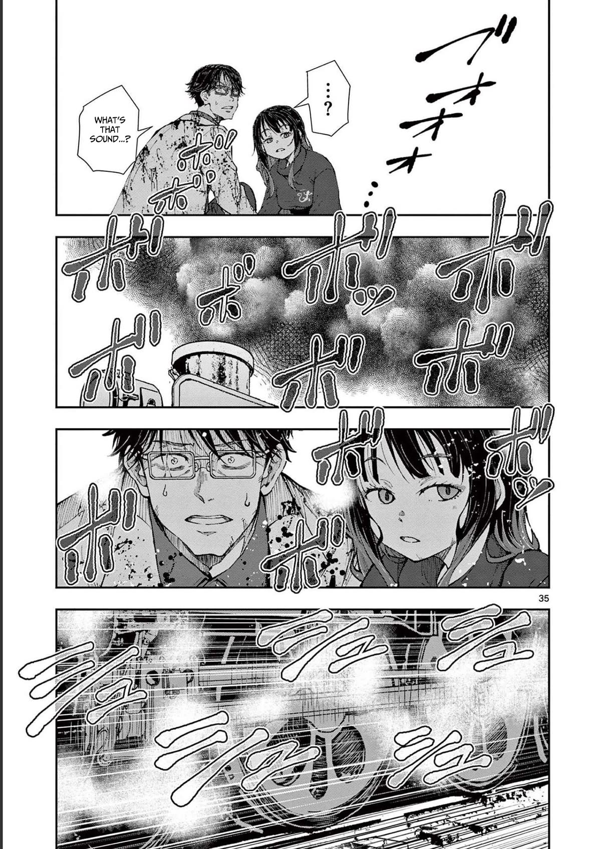 Zombie 100 ~100 Things I Want to do Before I Become a Zombie~ Chapter 45 page 36 - Chapter 45: Steam Locomotive of the dead